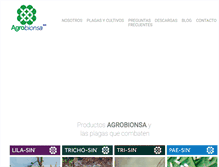 Tablet Screenshot of agrobionsa.com